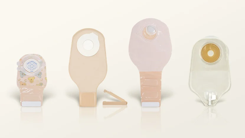 Una gama de bolsas de ostomía